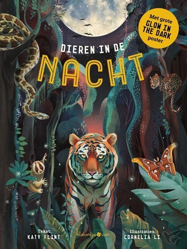 Productafbeelding: voorkant van Dieren in de nacht (Glow in the dark)