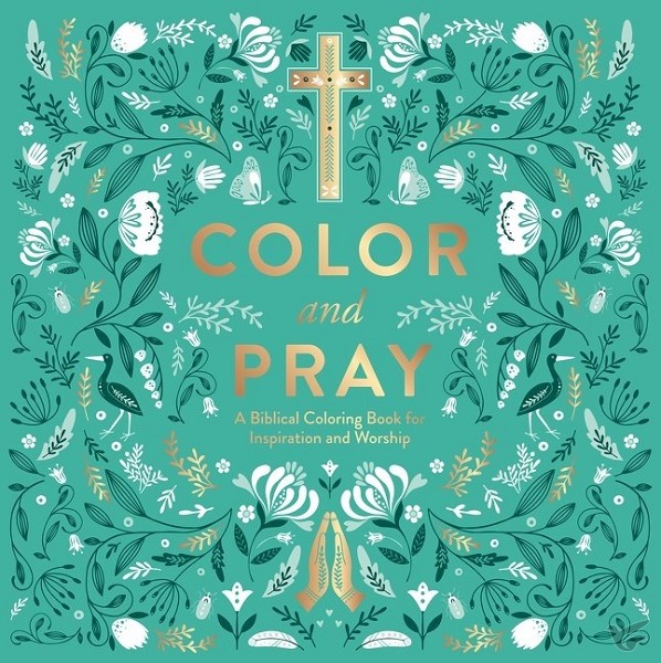 Productafbeelding: voorkant van Color and Pray: A Biblical Coloring Book