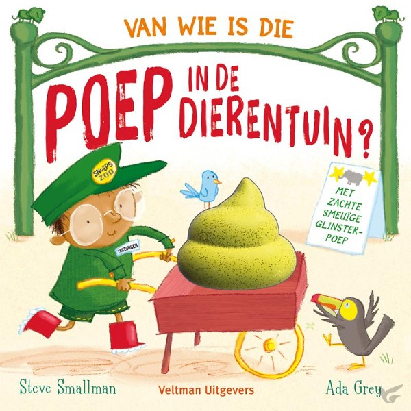 Productafbeelding: voorkant van Van wie is die poep in de dierentuin?