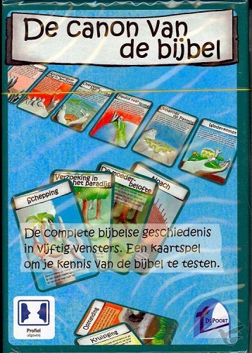 Productafbeelding: voorkant van Canon van de bijbel kaartspel