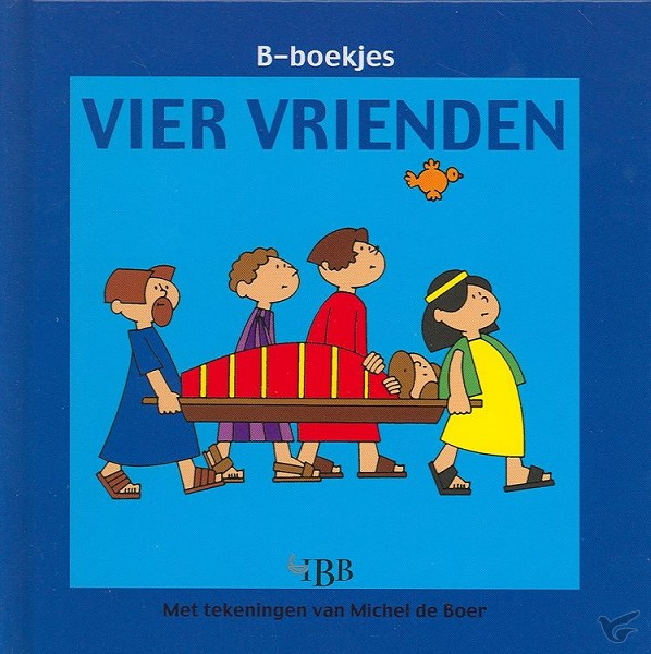 Productafbeelding: voorkant van B-boekjes vier vrienden