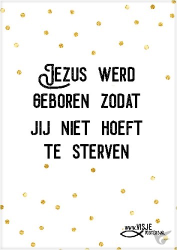 Productafbeelding: voorkant van Jezus werd geboren zodat jij niet hoeft