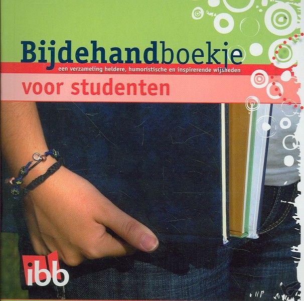 Productafbeelding: voorkant van Bijdehandboekje voor studenten