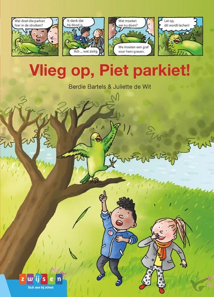 Productafbeelding: voorkant van Vlieg op, Piet Parkiet!