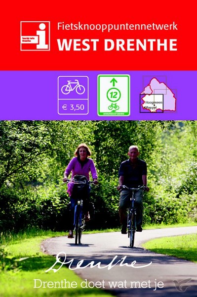 Productafbeelding: voorkant van Fietsknooppunten set 5 ex west drenthe