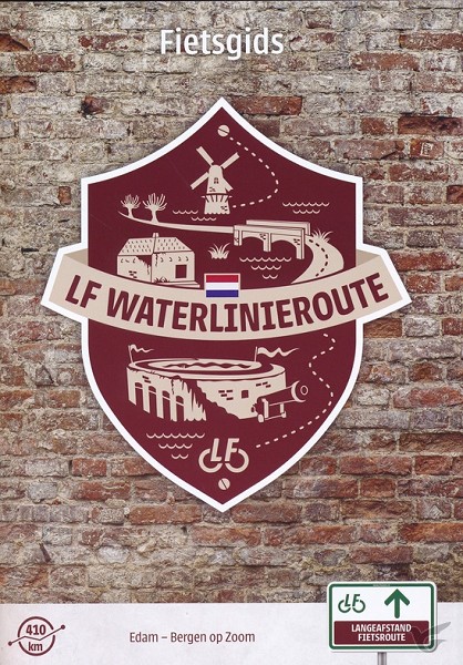 Productafbeelding: voorkant van Fietsgids LF waterlinieroute