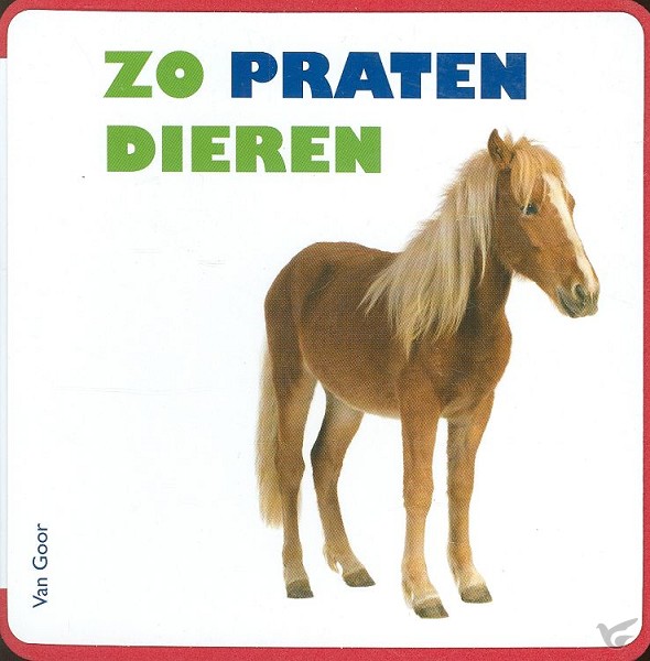 Productafbeelding: voorkant van Zo praten dieren