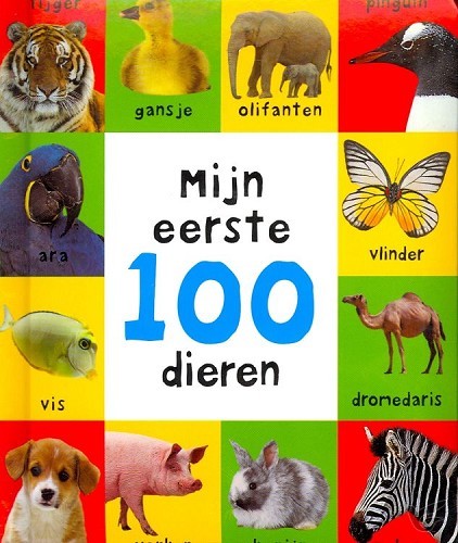 Productafbeelding: voorkant van Mijn eerste 100 dieren