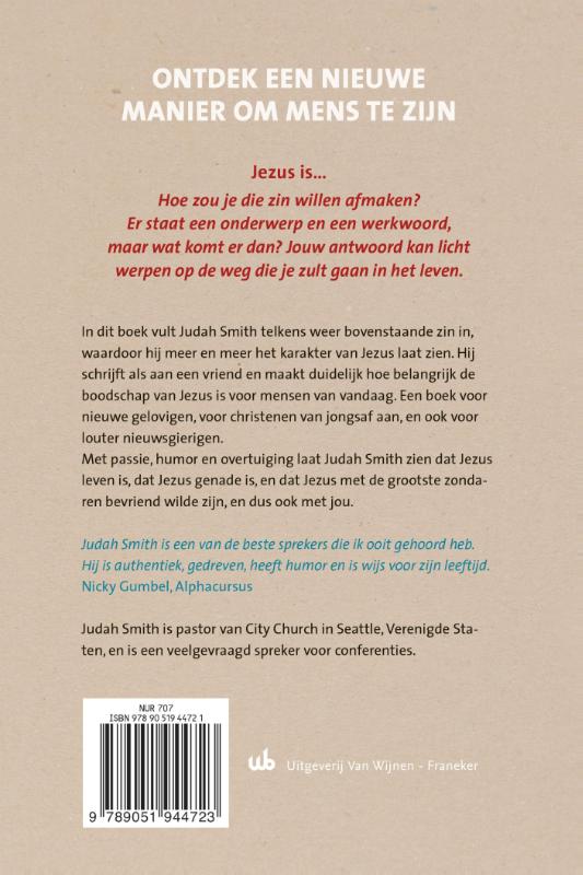 Productafbeelding: achterkant van Jezus is...