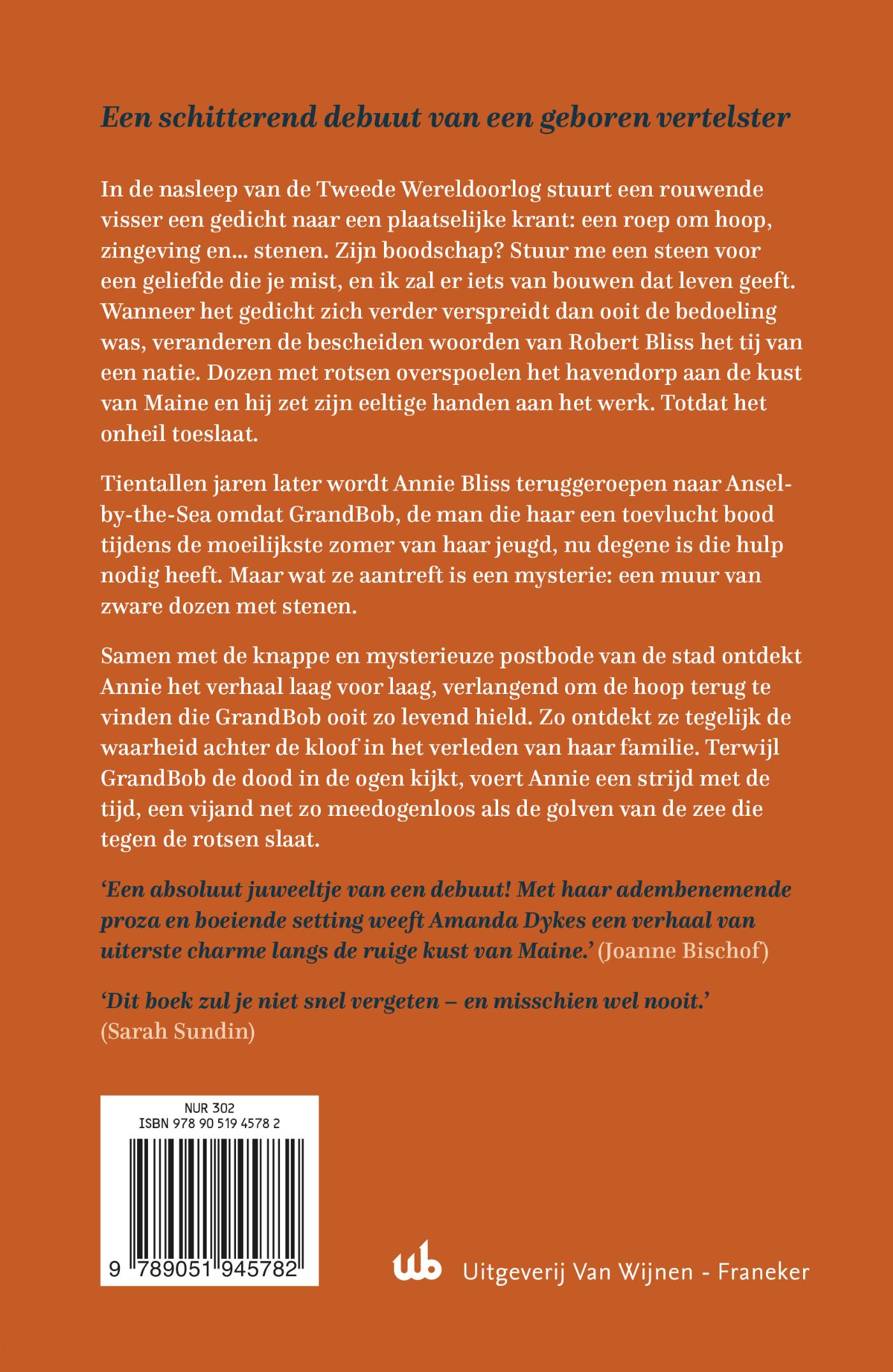 Productafbeelding: achterkant van Op golven van hoop