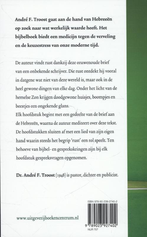 Productafbeelding: achterkant van Kom tot rust