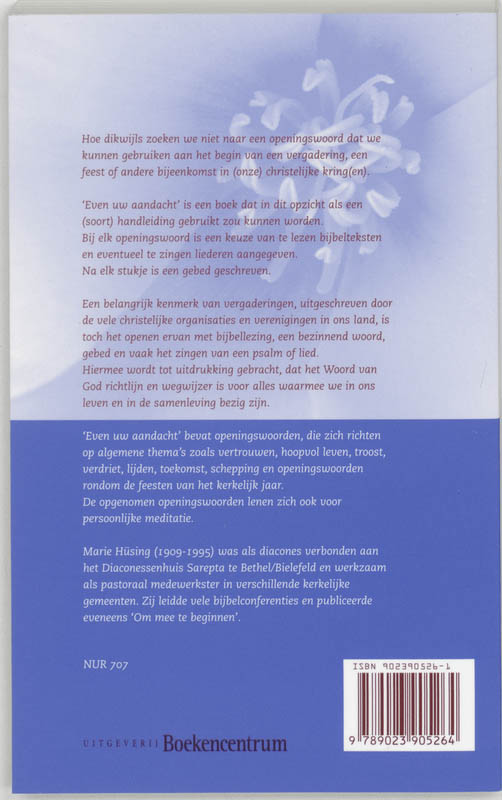 Productafbeelding: achterkant van Vergaderopeningen