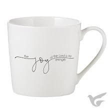 Productafbeelding: voorkant van Cafe Mug Joy of the Lord