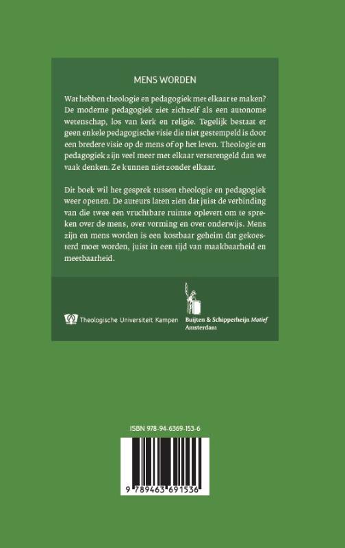 Productafbeelding: achterkant van Mens worden