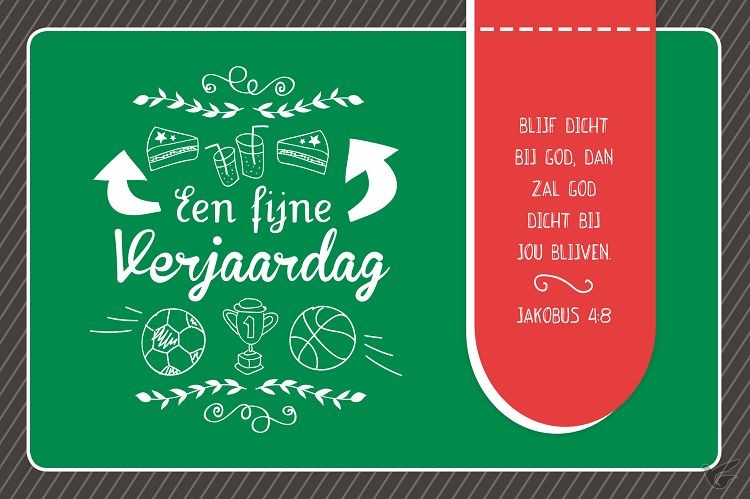 Productafbeelding: voorkant van Ansichtkaart verjaardag tienerjongen