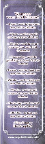 Productafbeelding: voorkant van Boekenlegger wanneer voor God kiezen
