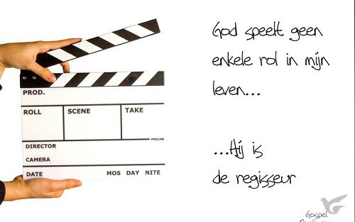 Productafbeelding: voorkant van Prentbriefkaart God speelt geen enkele r