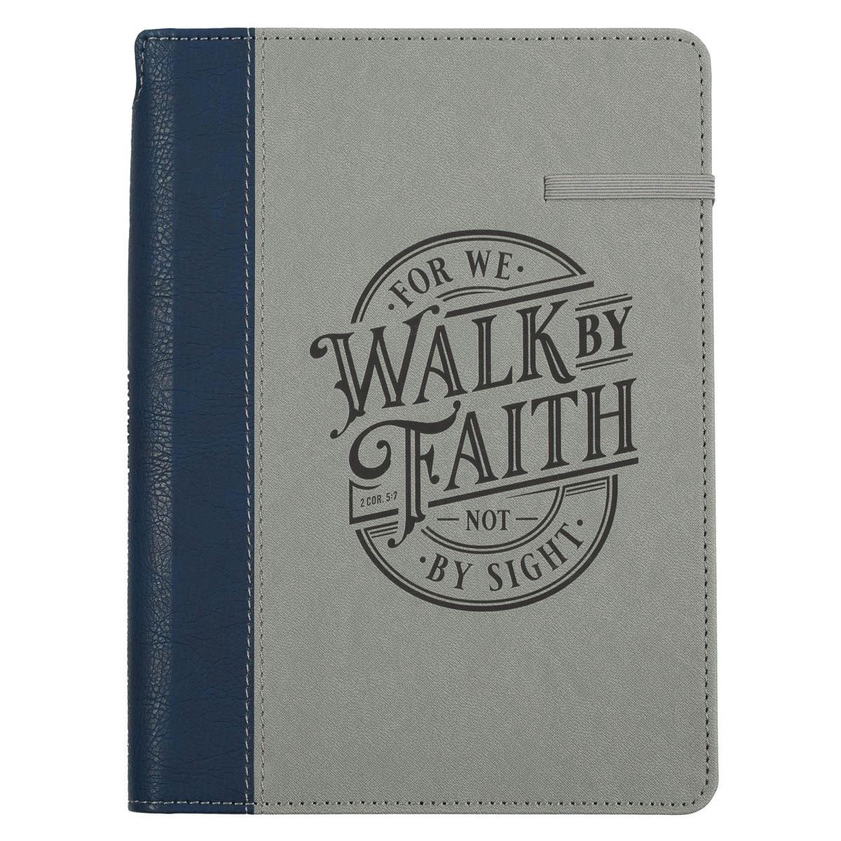 Productafbeelding: voorkant van Walk By Faith 2 Cor. 5:7 Journal Classic w/Elastic & Pen Holder