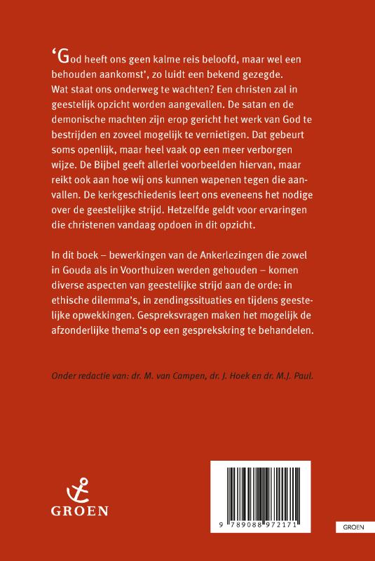 Productafbeelding: achterkant van Geestelijke strijd, toen en nu
