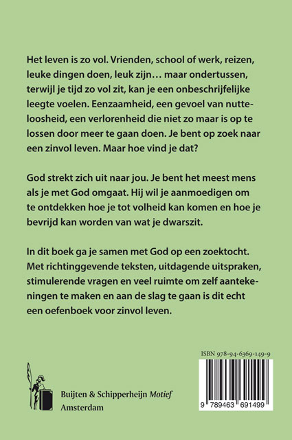 Productafbeelding: achterkant van Zinvol leven