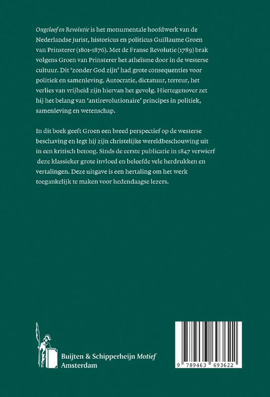 Productafbeelding: achterkant van Ongeloof & Revolutie