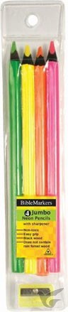 Productafbeelding: voorkant van 4 Bible markers with sharpener