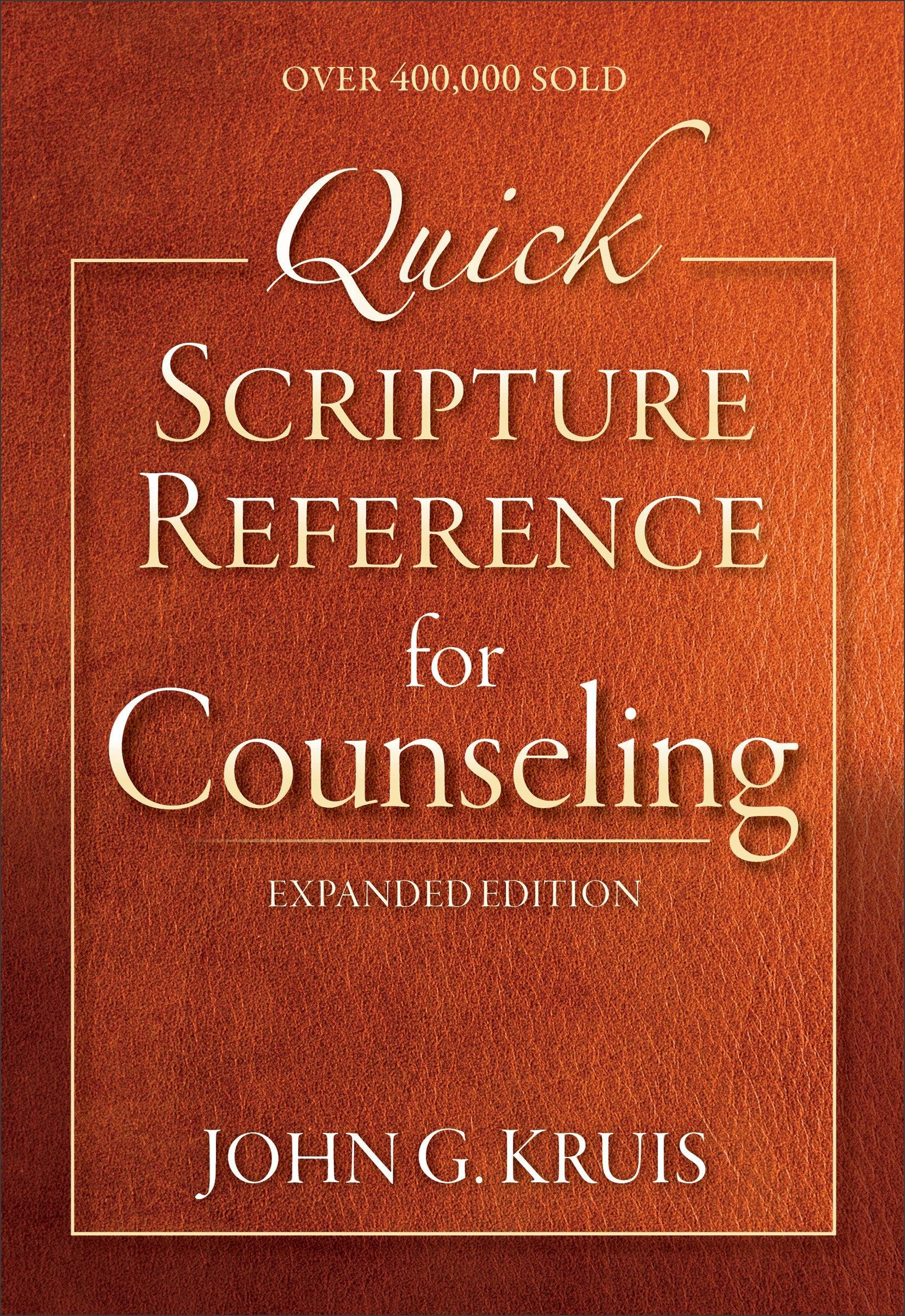 Productafbeelding: voorkant van Quick Scripture Reference For Counseling (Updated)