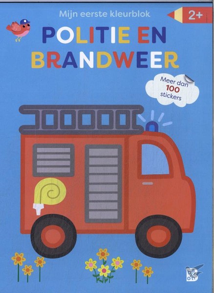 Productafbeelding: voorkant van Mijn eerste kleurblok: Politie en brandw
