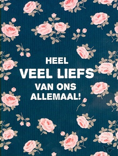 Productafbeelding: voorkant van Kaart heel veel liefs