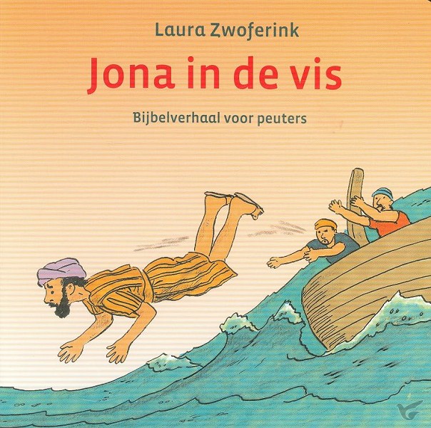 Productafbeelding: voorkant van Jona in de vis kartonboekje