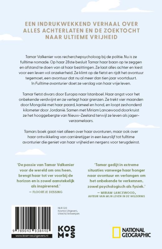 Productafbeelding: achterkant van National Geographic - Fulltime Avonturier