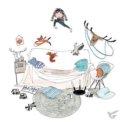 Productafbeelding: voorkant van Wenskaart springen