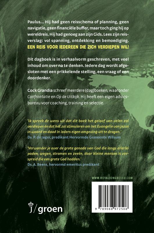 Productafbeelding: achterkant van Op reis met pionier Paulus