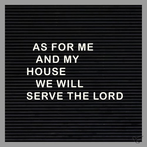 Productafbeelding: voorkant van Kaart as for me and my house