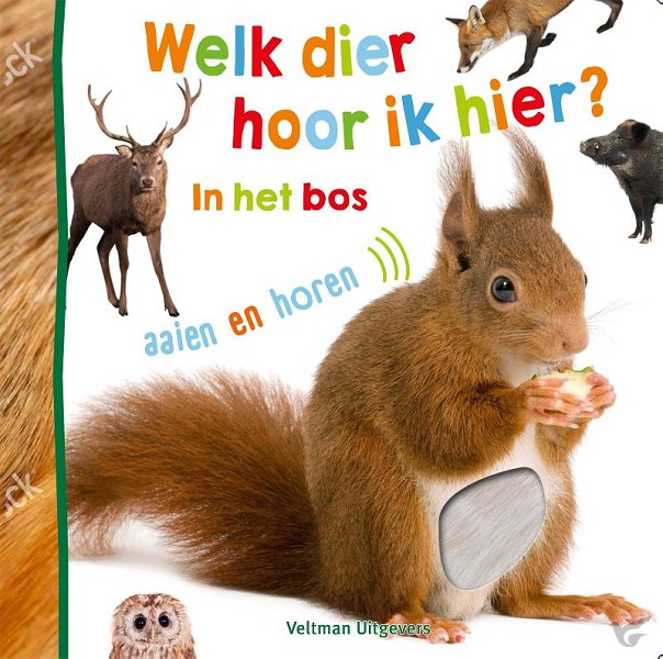 Productafbeelding: voorkant van Welk dier hoor ik hier? - in het bos