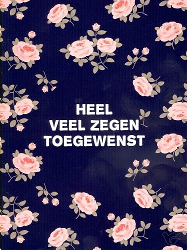 Productafbeelding: voorkant van Kaart heel veel zegen toegewenst