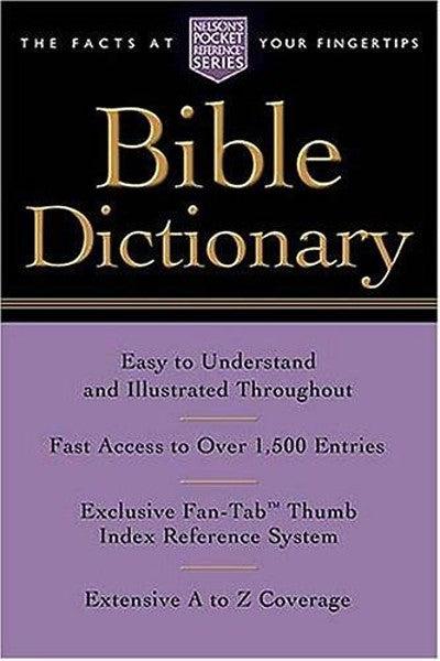 Productafbeelding: voorkant van Pocket bible dictionay