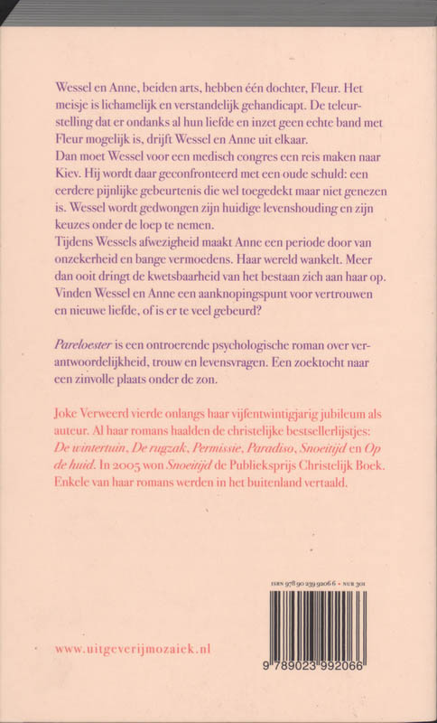 Productafbeelding: achterkant van Pareloester