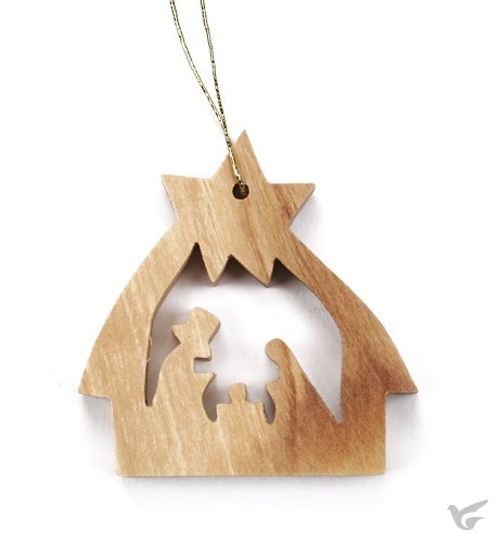 Productafbeelding: voorkant van Boomhanger   Kribbe 4cm