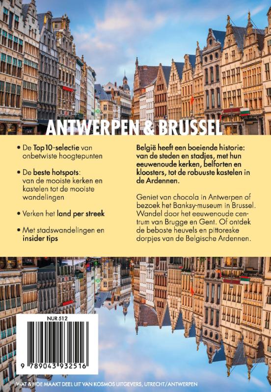 Productafbeelding: achterkant van Antwerpen, Brussel