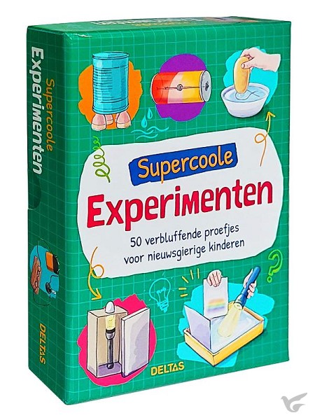 Productafbeelding: voorkant van Supercoole experimenten - doos met kaart