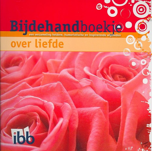 Productafbeelding: voorkant van Bijdehandboekje over liefde