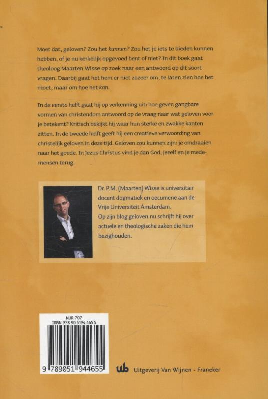 Productafbeelding: achterkant van Zo zou je kunnen geloven