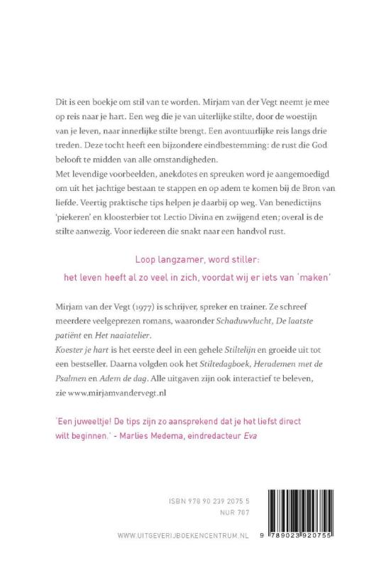 Productafbeelding: achterkant van Koester je hart