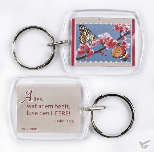 Productafbeelding: voorkant van Sleutelhanger Alles wat adem ps.150:6 SV