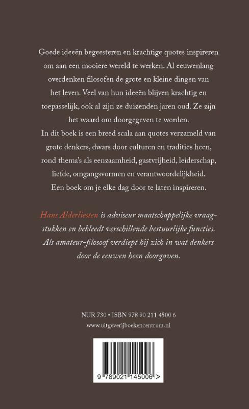 Productafbeelding: achterkant van Grote denkers over grote dingen