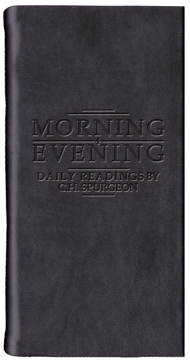 Productafbeelding: voorkant van Morning And Evening-Black Imitation Leather