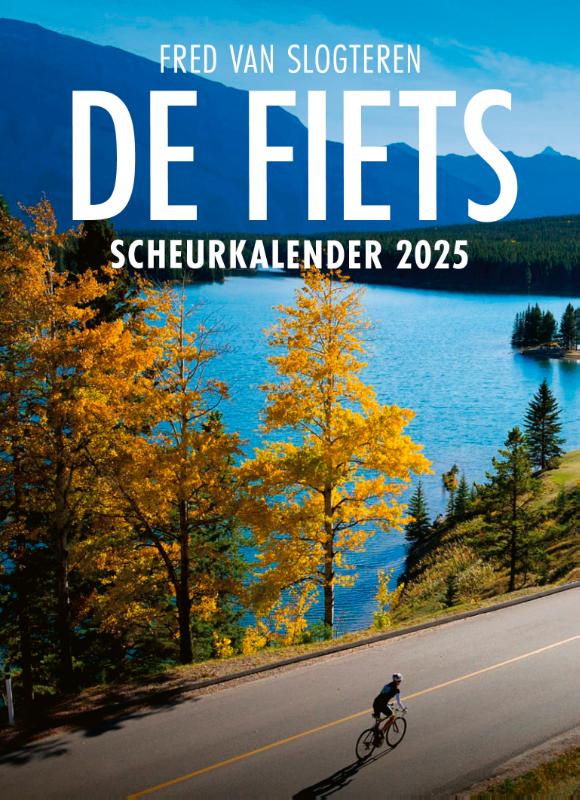 Productafbeelding: voorkant van De Fietsscheurkalender 2025
