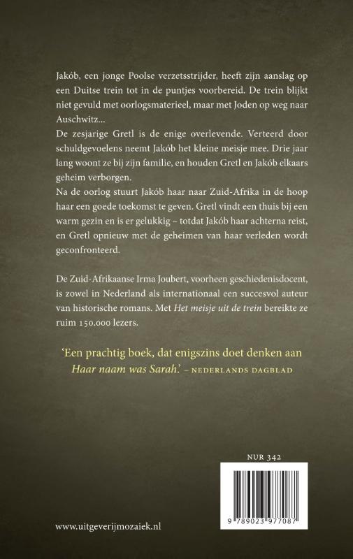 Productafbeelding: achterkant van Het meisje uit de trein