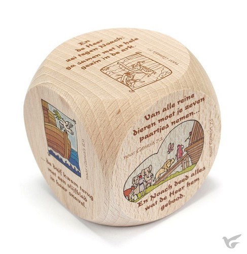 Productafbeelding: voorkant van Kubus hout ark van Noach